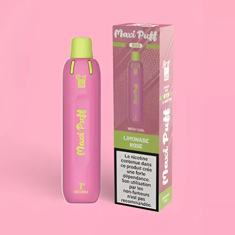 limonade rose maxi puff