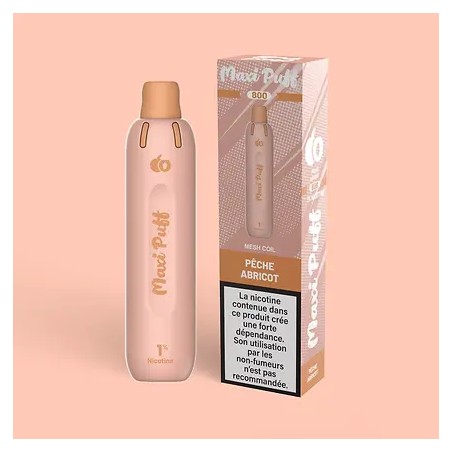 Pêche Abricot MAXI PUFF