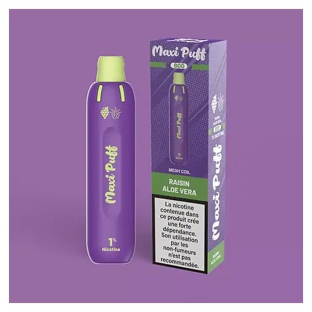 raisin aloe vera maxi puff
