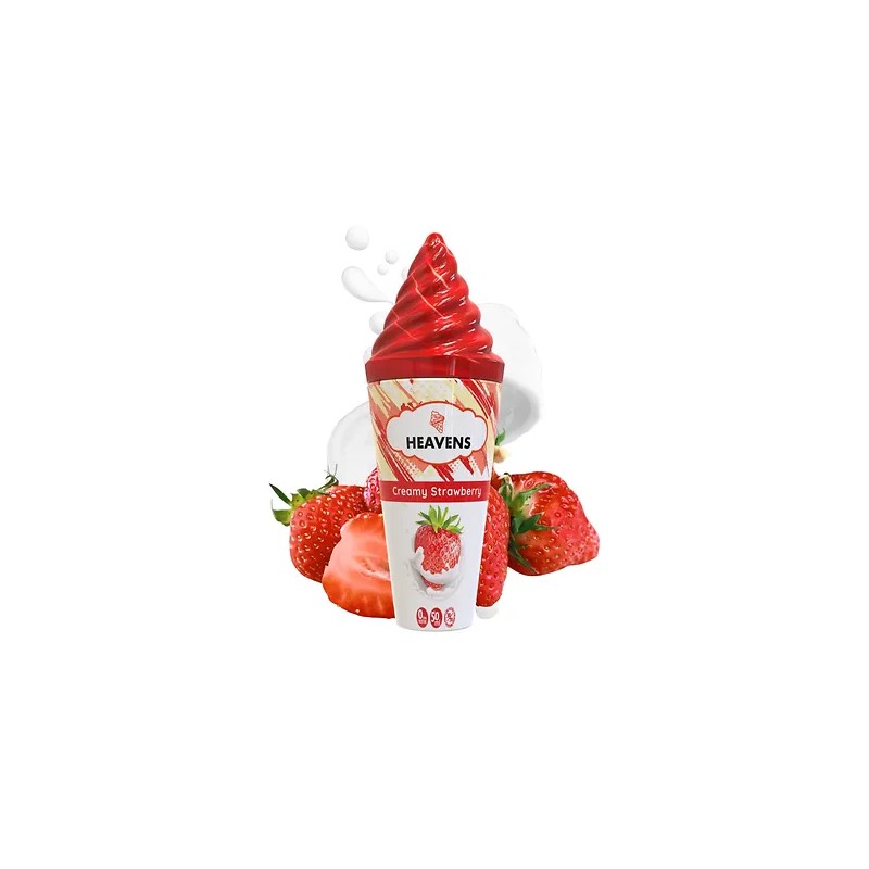 Creamy Strawberry 50ml Heavens Vape Maker