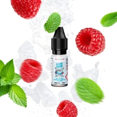 FRAMBOISE FEUILLES DE MENTHE GLACE FUN ICE /10ML