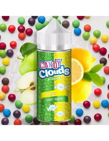 LEMON SOUR APPLE 100ML - CANDY CLOUDS