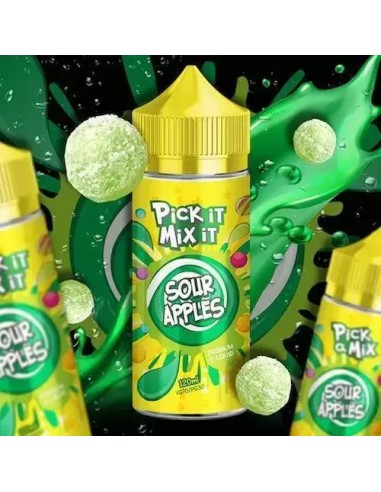 SOUR APPLES 100ML - PICK IT MIX IT