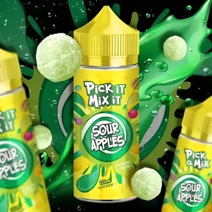 SOUR APPLES 100ML - PICK IT MIX IT