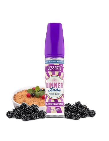 Dinner Lady Blackberry Crumble Eliquide gourmand