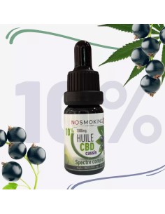 Huile cbd cassis 10% spectre complet 1000mg