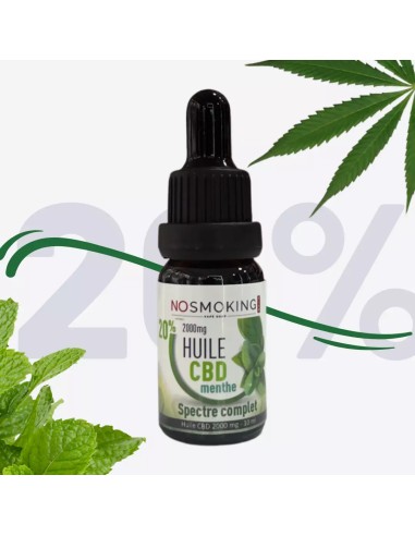 huile CBD menthe 2000mg