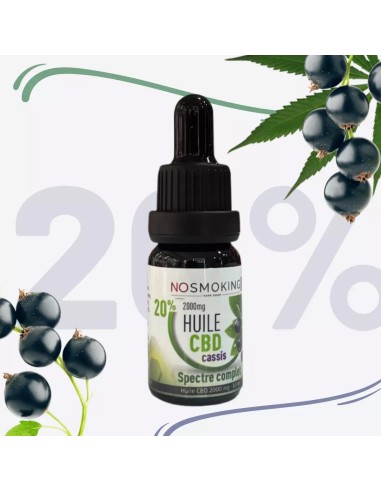 Huile cbd cassis 20%