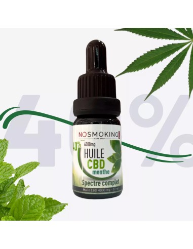 huile CBD menthe 4000mg
