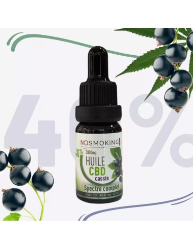 Huile cbd cassis 40%