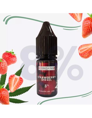 Eliquide CBD Strawberry diesel 8%