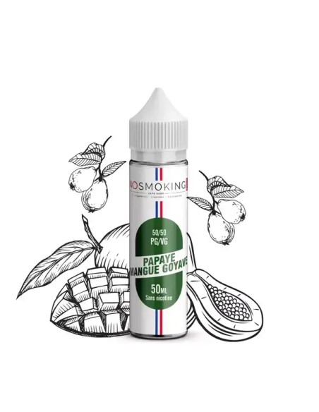 Eliquide Papaye Mangue Goyave 50ml No Smoking Club