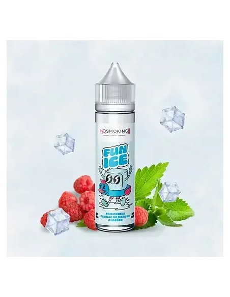 Framboise feuille de menthe glacees Fun ice No Smoking Club