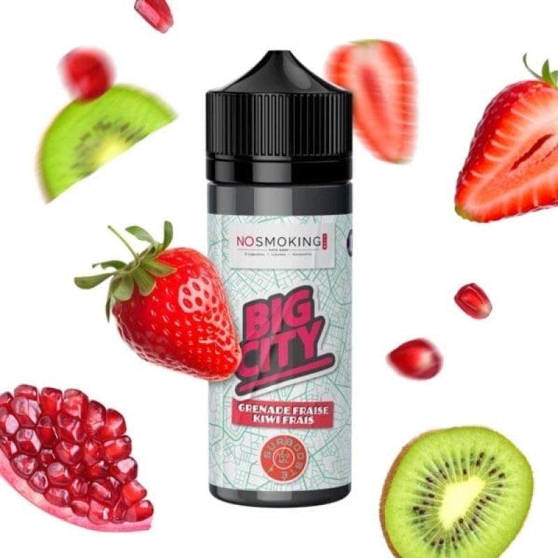 BIG CITY GRENADE FRAIS KIWI FRAIS  BY NOSMOKING 100ML 0MG
