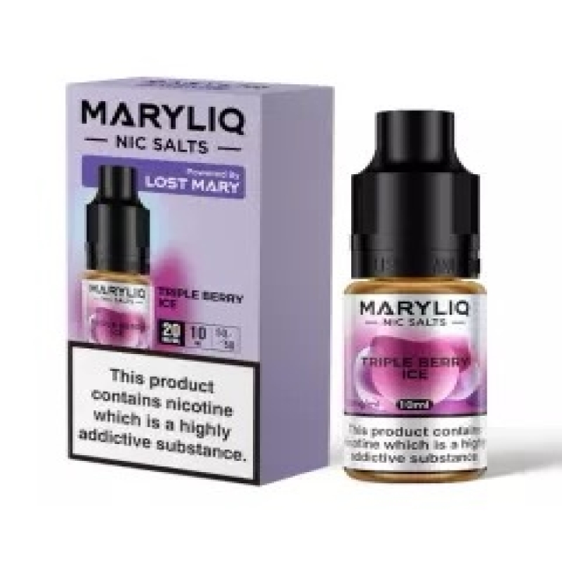 TRIPPLE BERRY  ICE 10ML NIC SALTS MARYLIQ