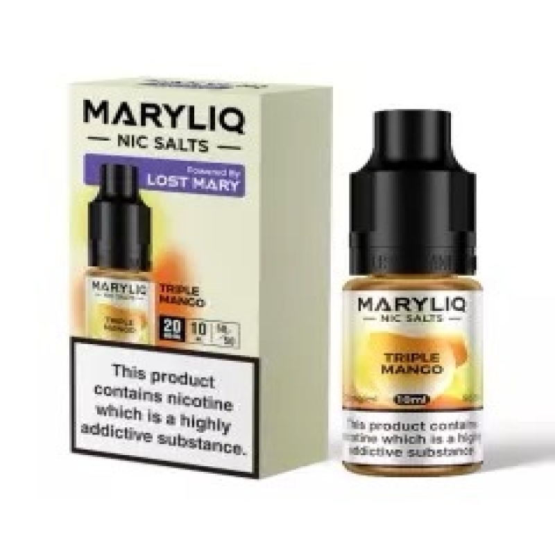 TRIPPLE MANGO 10ML NIC SALTS MARYLIQ