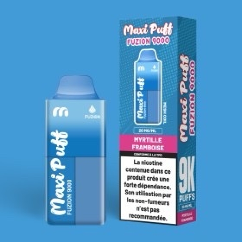 MYRTILLE FRAMBOISE 20MG/ML MAXI PUFF FUZION