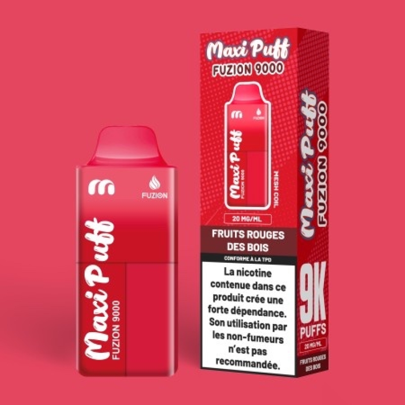 FRUITS ROUGES DES BOIS 20MG/ML MAXI PUFF FUZION