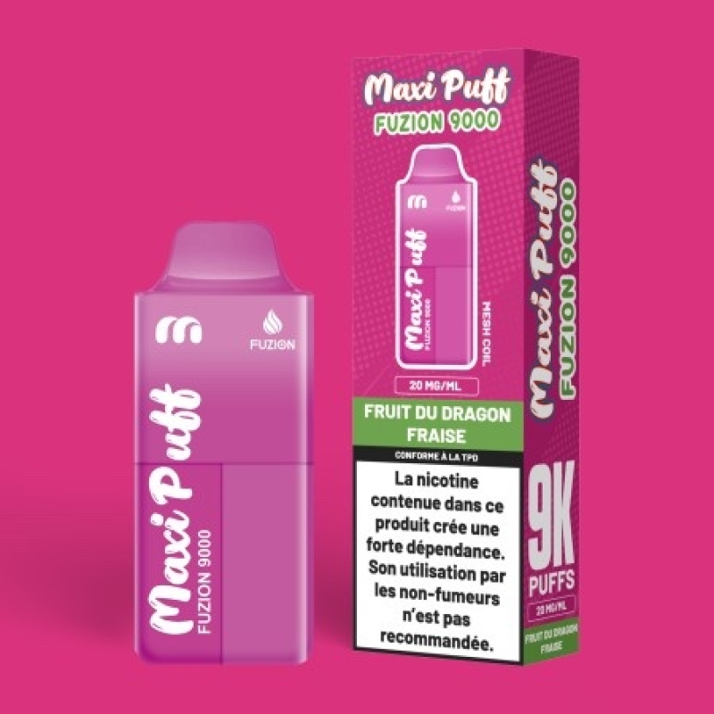 DRAGON FRAISE 20MG/ML MAXI PUFF FUZION